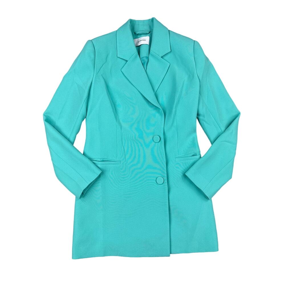 The Wolf Gang - Blazer Dress in Aqua Blue